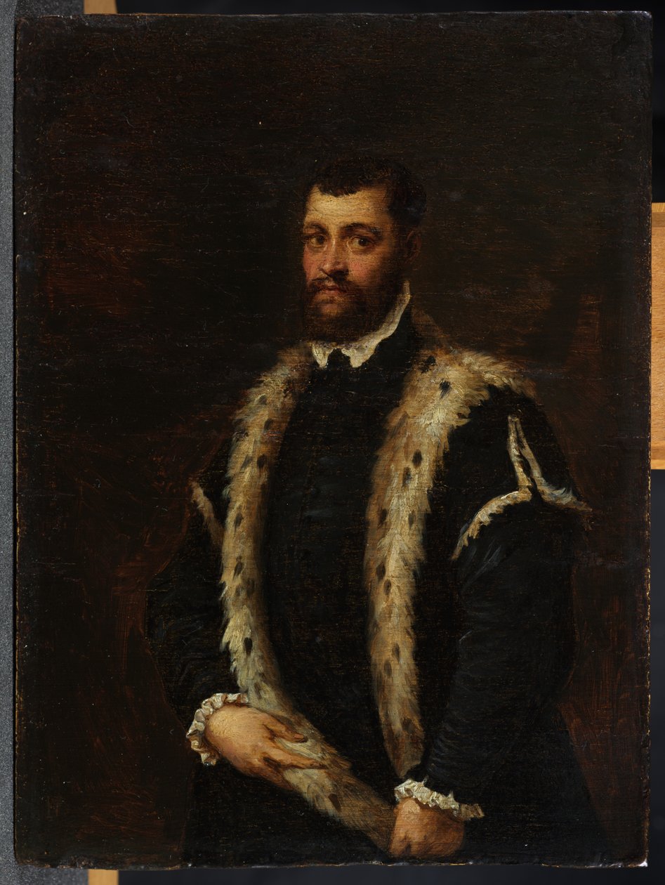 Portret van een man door David Teniers the Younger