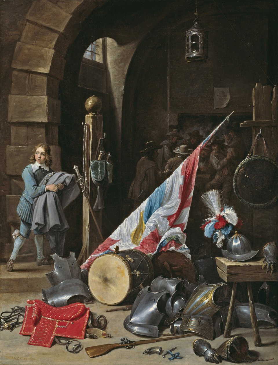 Het Wachthuis, 1640-50 door David Teniers the Younger