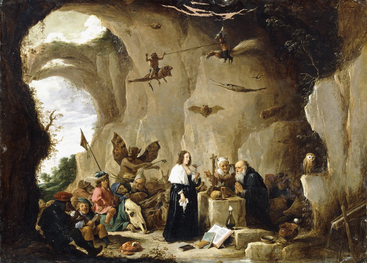 De Verleiding van Sint Antonius door David Teniers the Younger