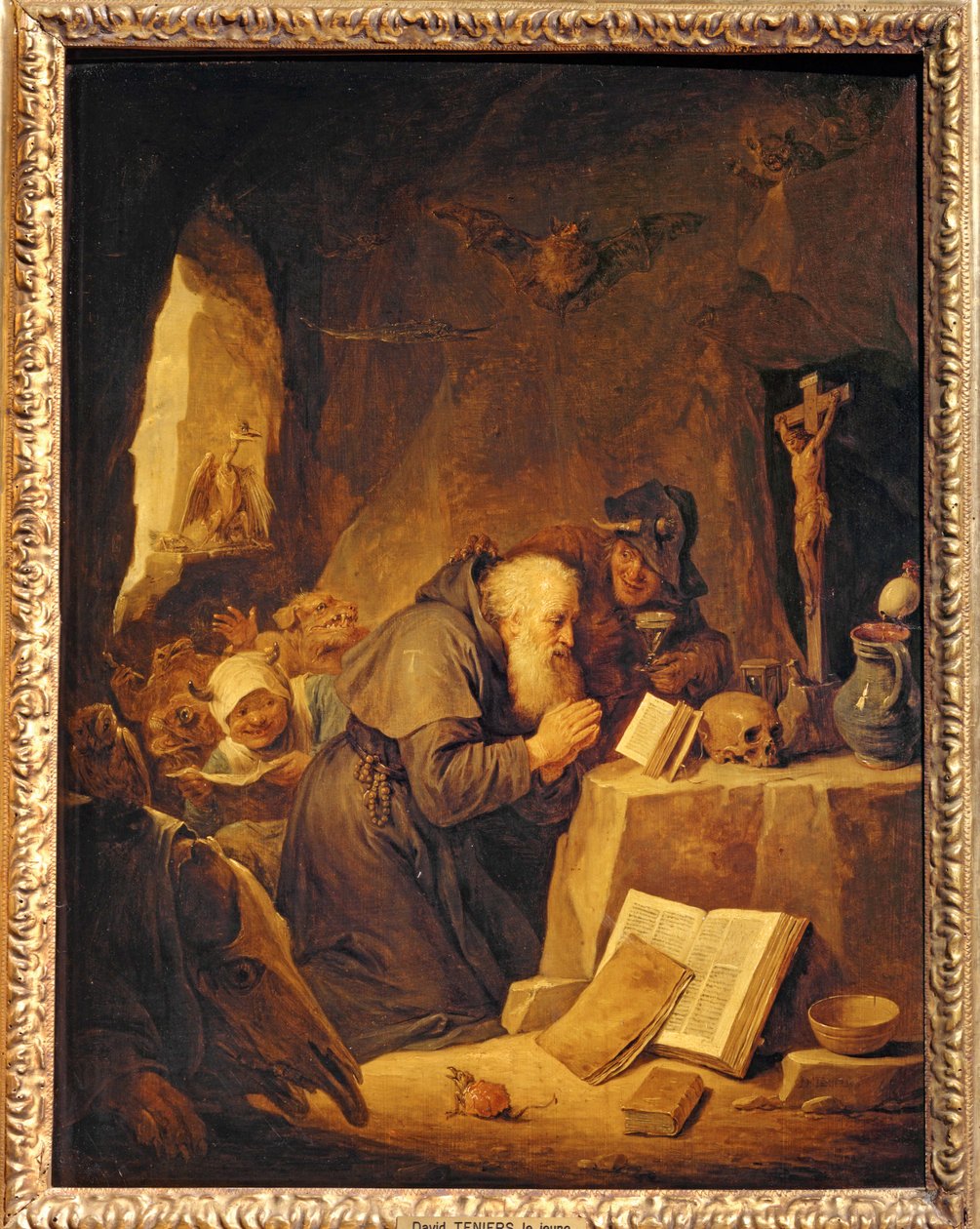 De verleiding van Sint Antonius ... door David the Younger Teniers