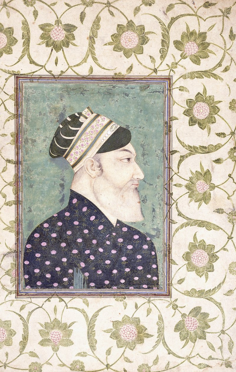Portret van een edelman, 18e eeuw door Deccani School