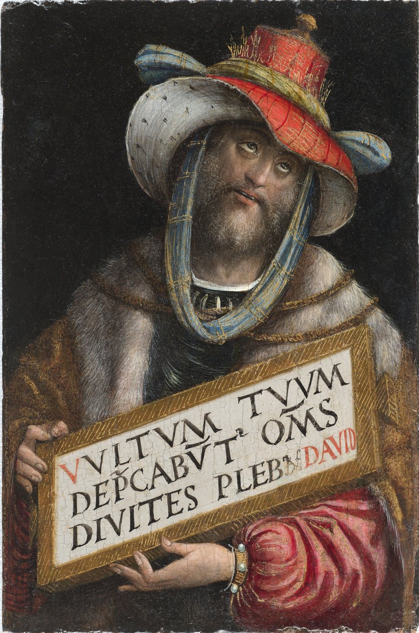 Koning David, ca. 1525 door Defendente Ferrari