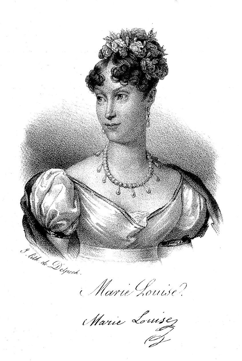 Marie-Louise, keizerin van de Fransen, ca. 1830 door Delpech
