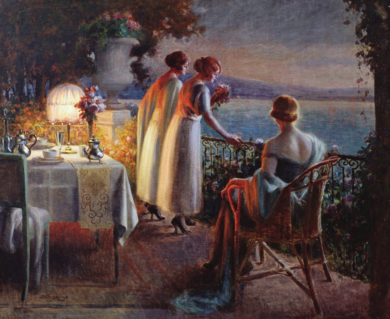 Op het balkon door Delphin Enjolras