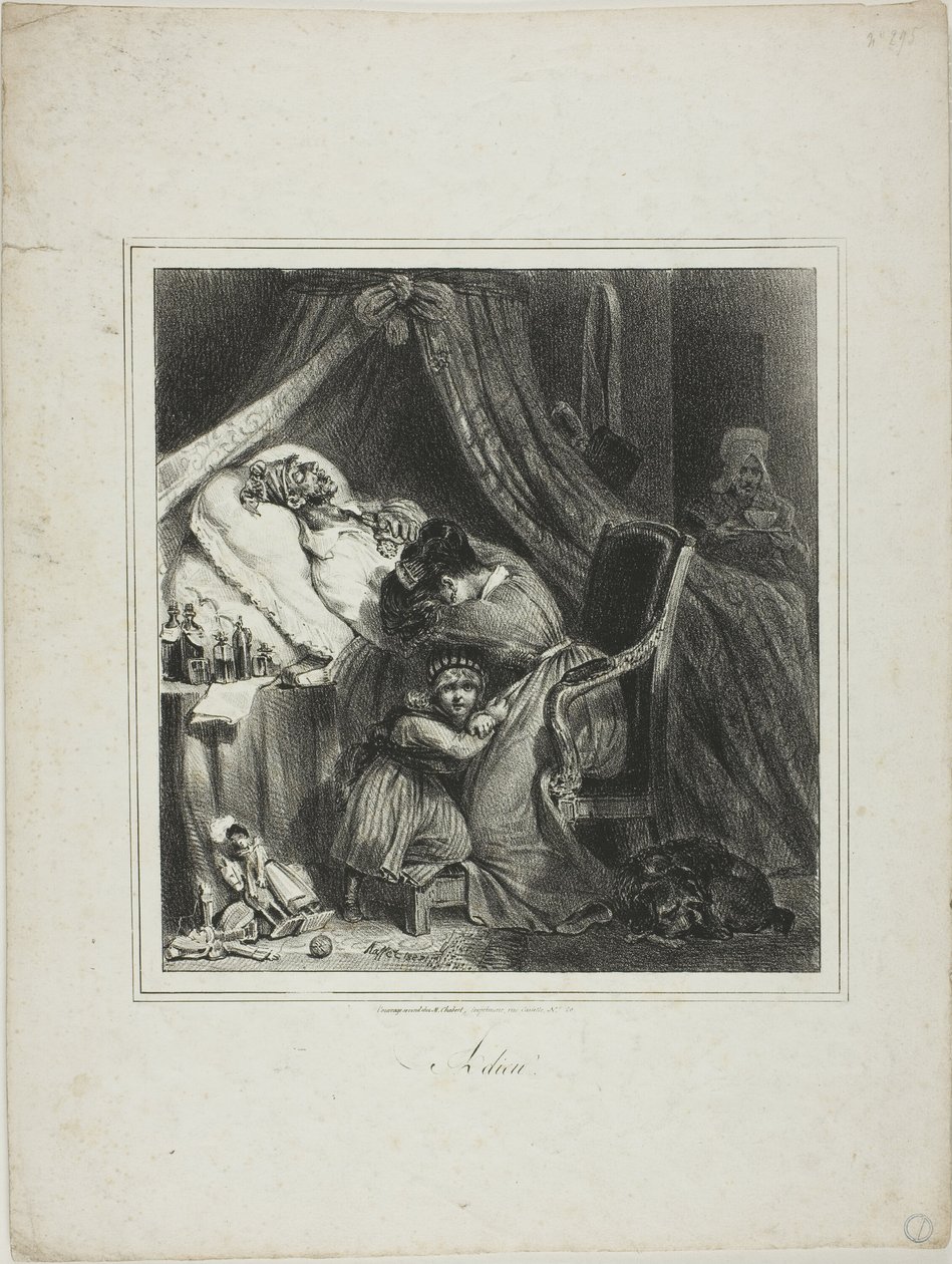 Vaarwel door Denis Auguste Marie Raffet
