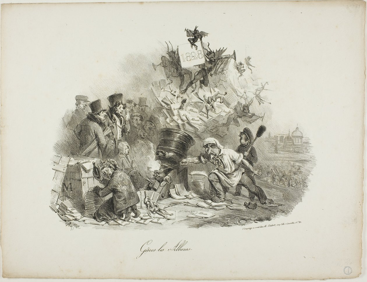 Gâres les Albums door Denis Auguste Marie Raffet
