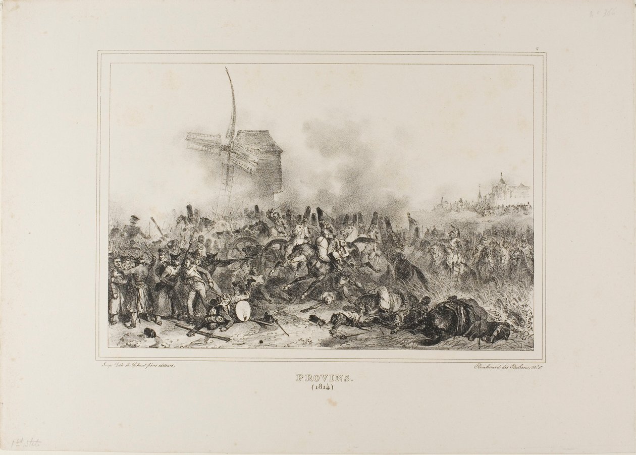 Provincie 1814 door Denis Auguste Marie Raffet