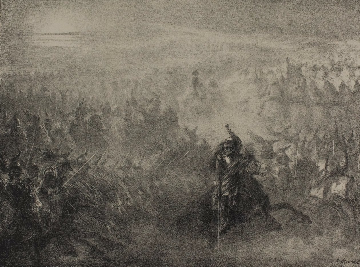 De Nachtelijke Parade door Denis Auguste Marie Raffet