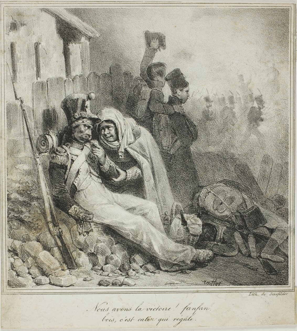 We Hebben Gewonnen! door Denis Auguste Marie Raffet