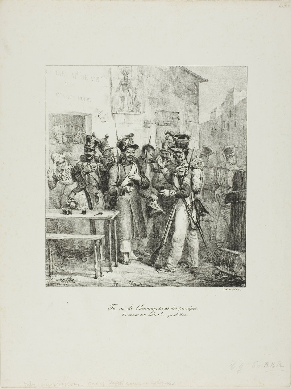 Je hebt eer... door Denis Auguste Marie Raffet