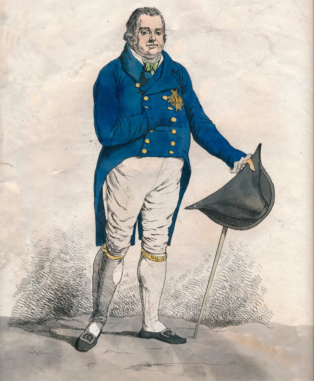 Lodewijk XVIII, 1814 door Denis Dighton