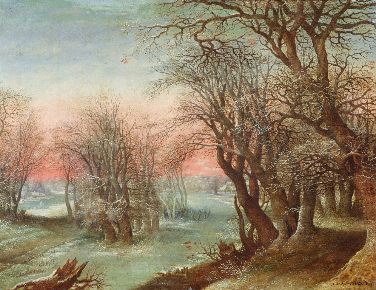 Winterlandschap door Denys van Alsloot