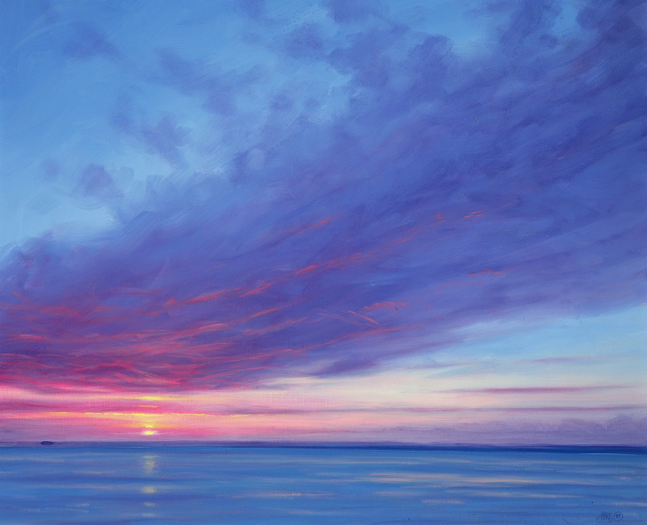 Zonsopgang bij Treasure Cay door Derek Hare