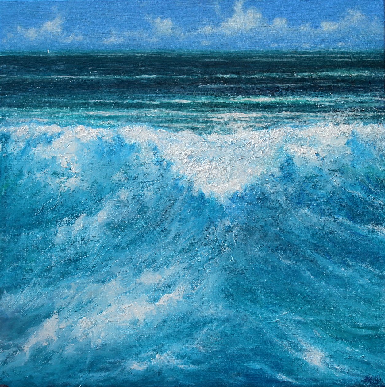 Onbekend schilderij door Derek Hare
