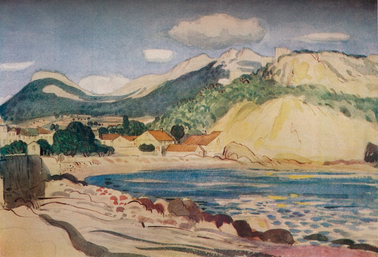 Baai in het zuiden van Frankrijk, 1931 door Derwent Lees