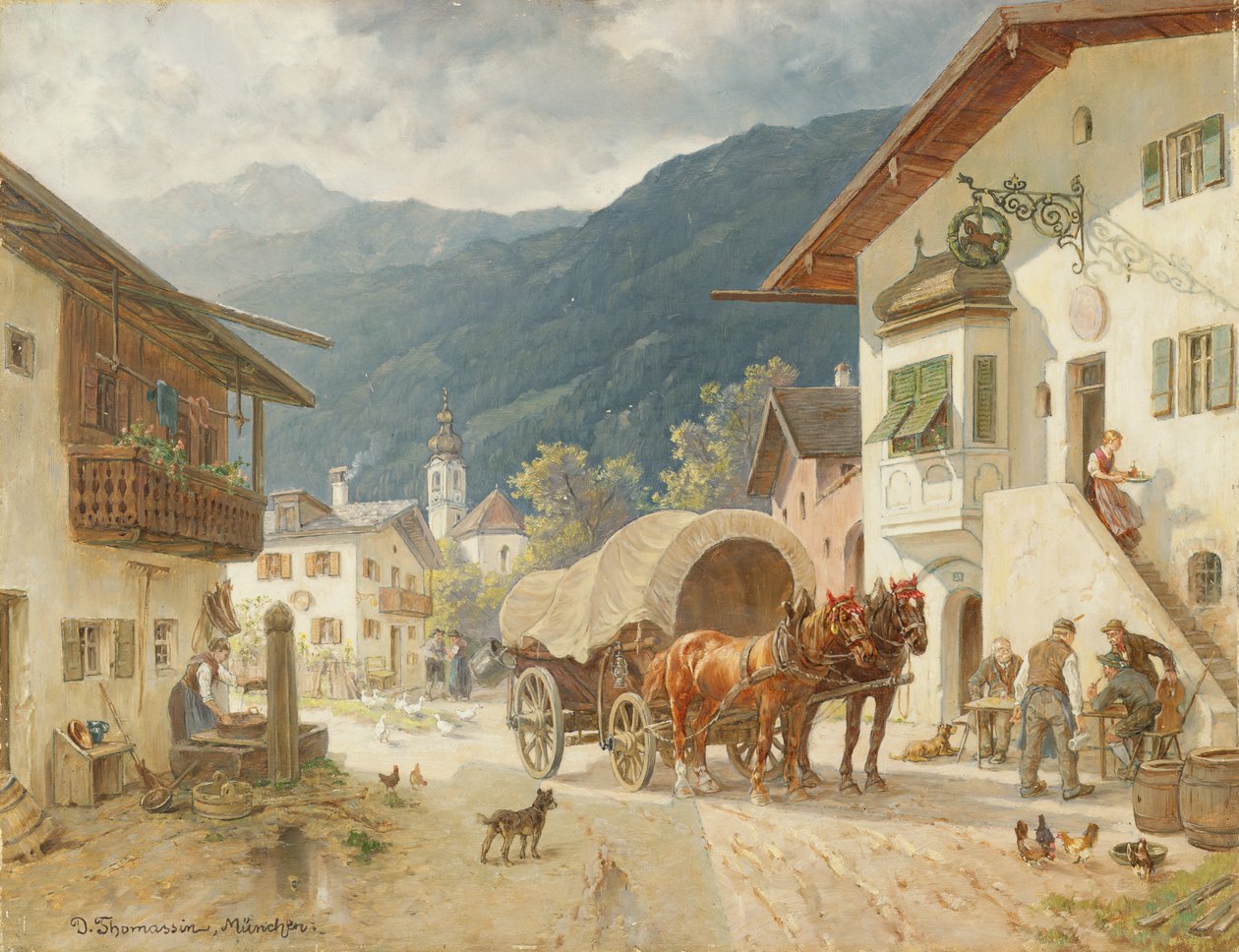 De herberg, München door Desire Tomassin