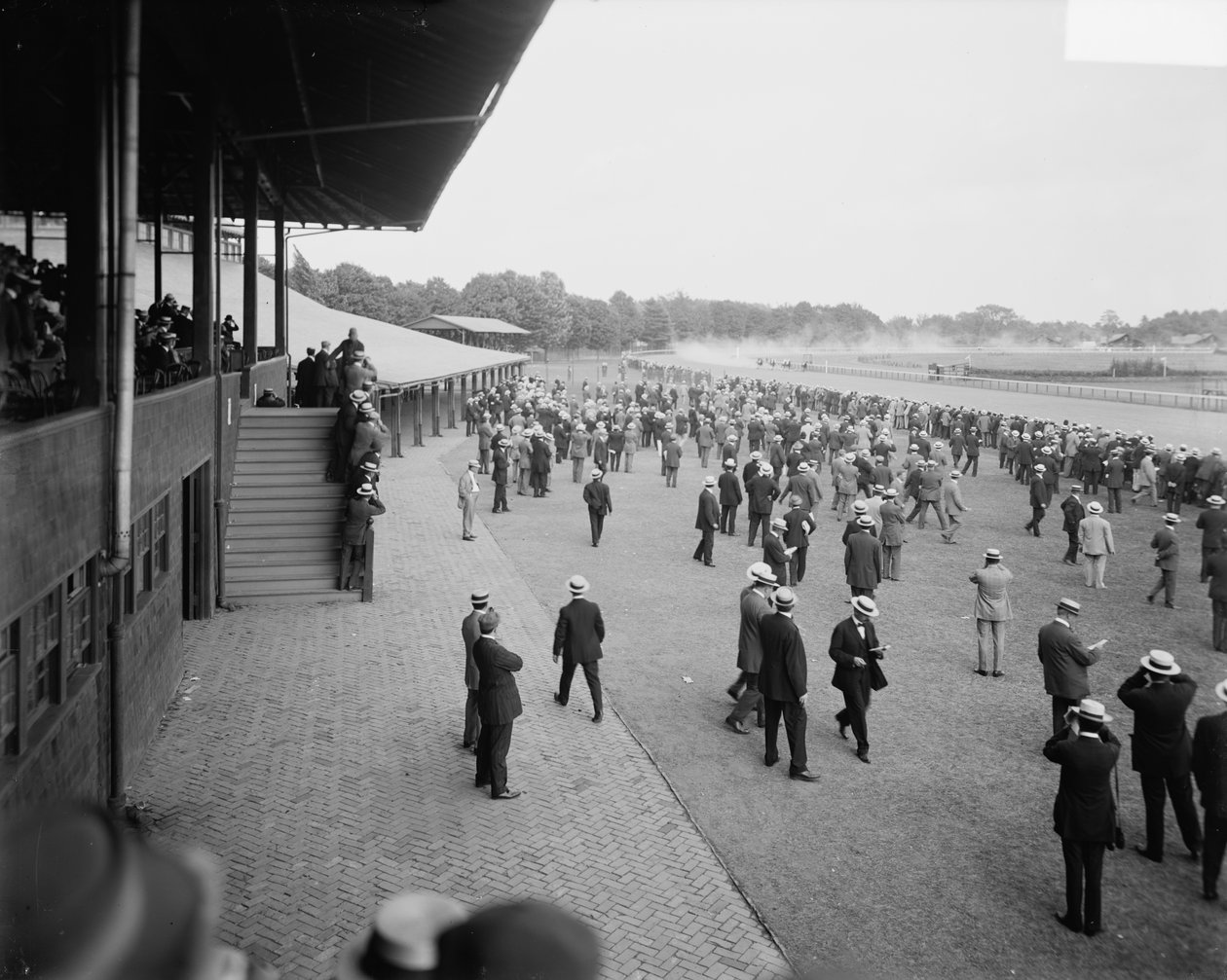 Saratoga renbaan, Saratoga Springs, N.Y., ca. 1900-15 door Detroit Publishing Co.