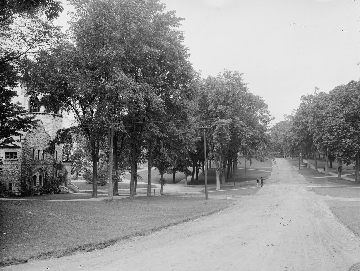 De Campus, Williams College, Williamstown, Massachusetts, ca. 1904 door Detroit Publishing Co.