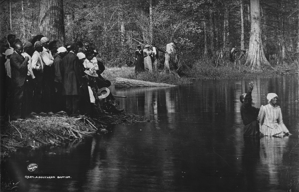 Een zuidelijke doop, Aiken door Detroit Publishing Co.