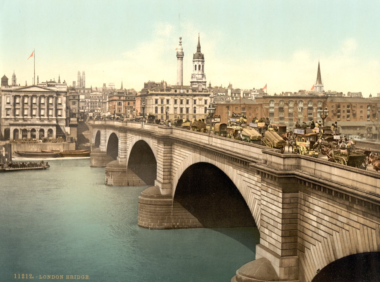 London Bridge door Detroit Publishing Co.