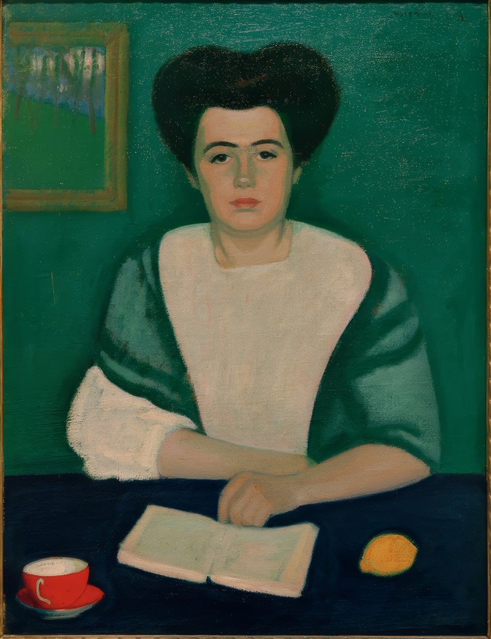 Portret van Irén Jakab door Dezso Czigany
