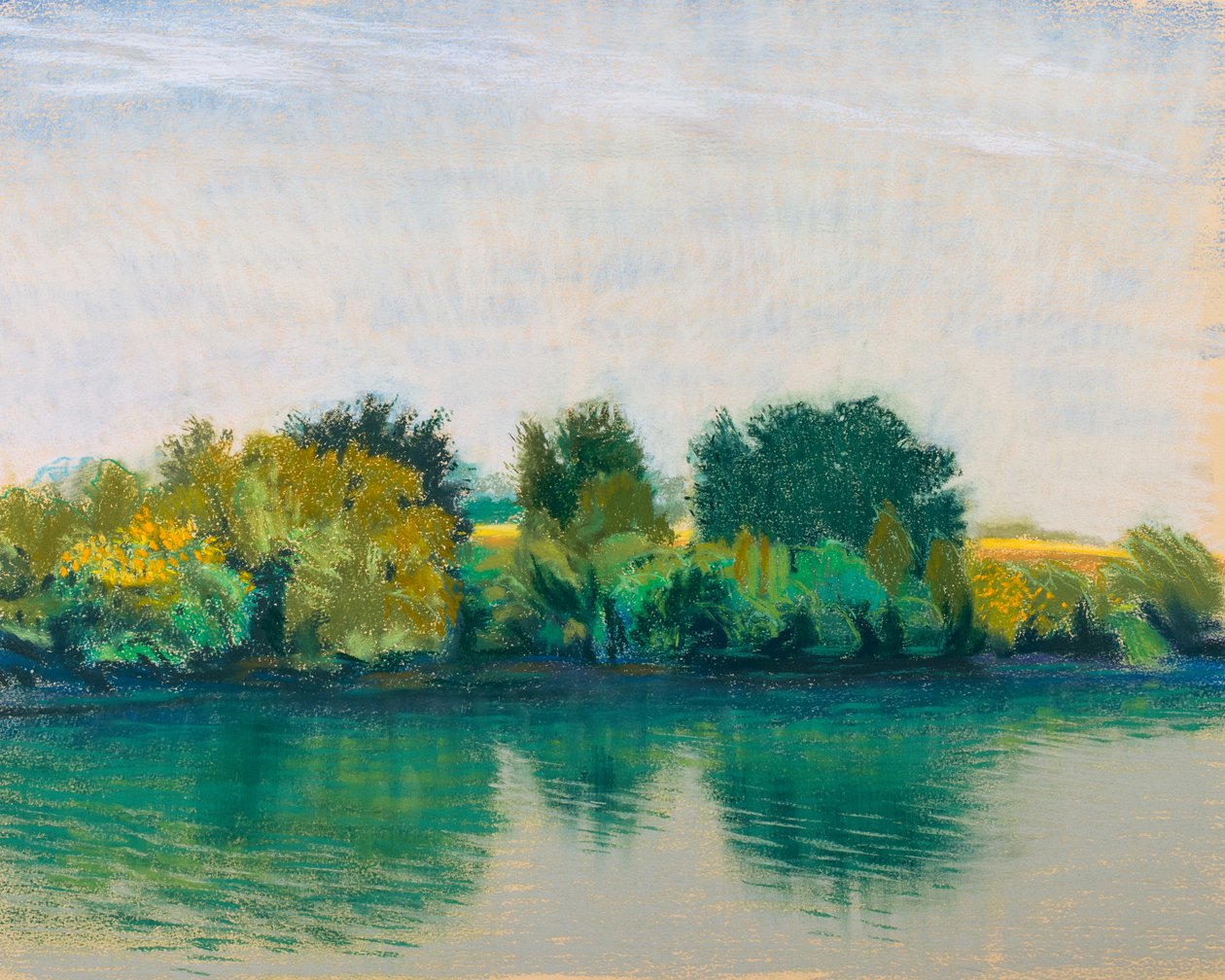 Rustige rivier, 2017 door Diana Jahns