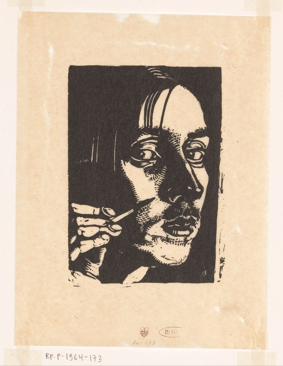 Zelfportret door Dick Ket