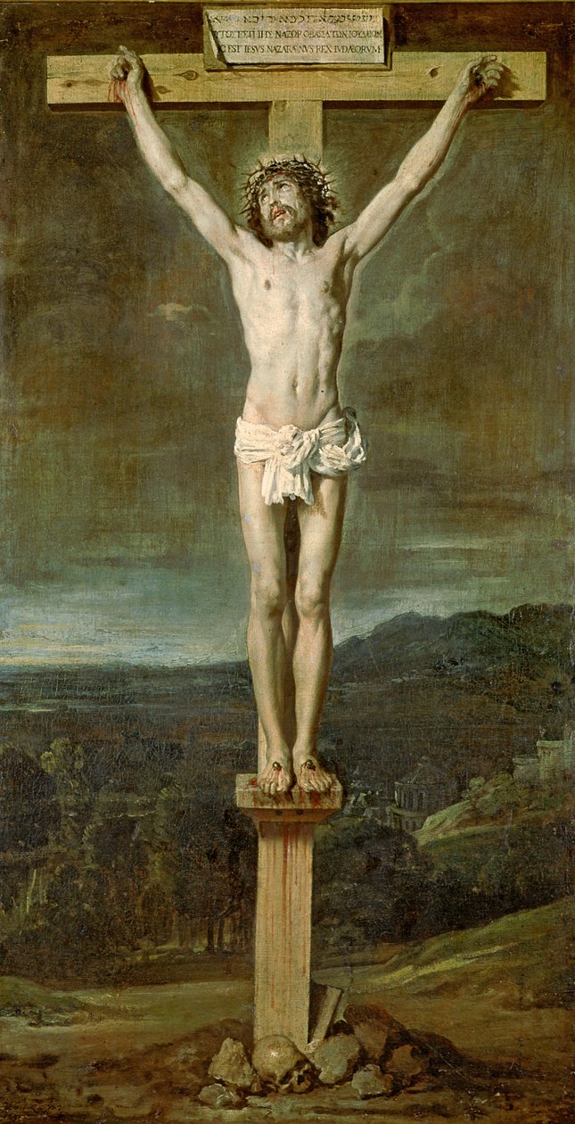 Christus levend aan het kruis op Calvarie, 1631 door Diego Velázquez