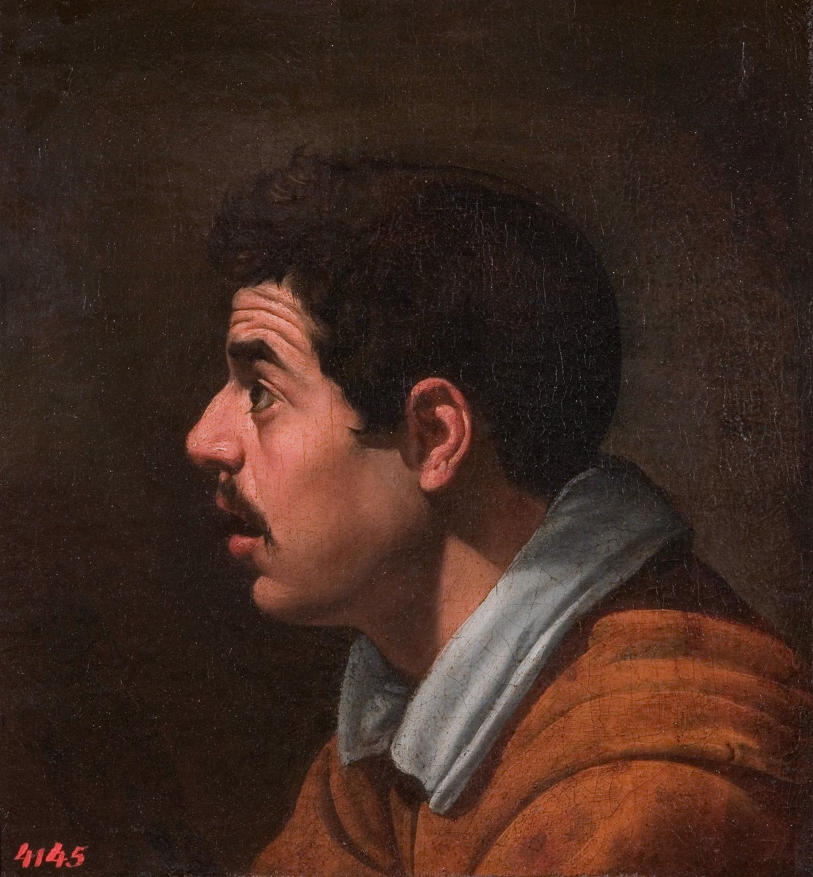 Man in profiel door Diego Velázquez