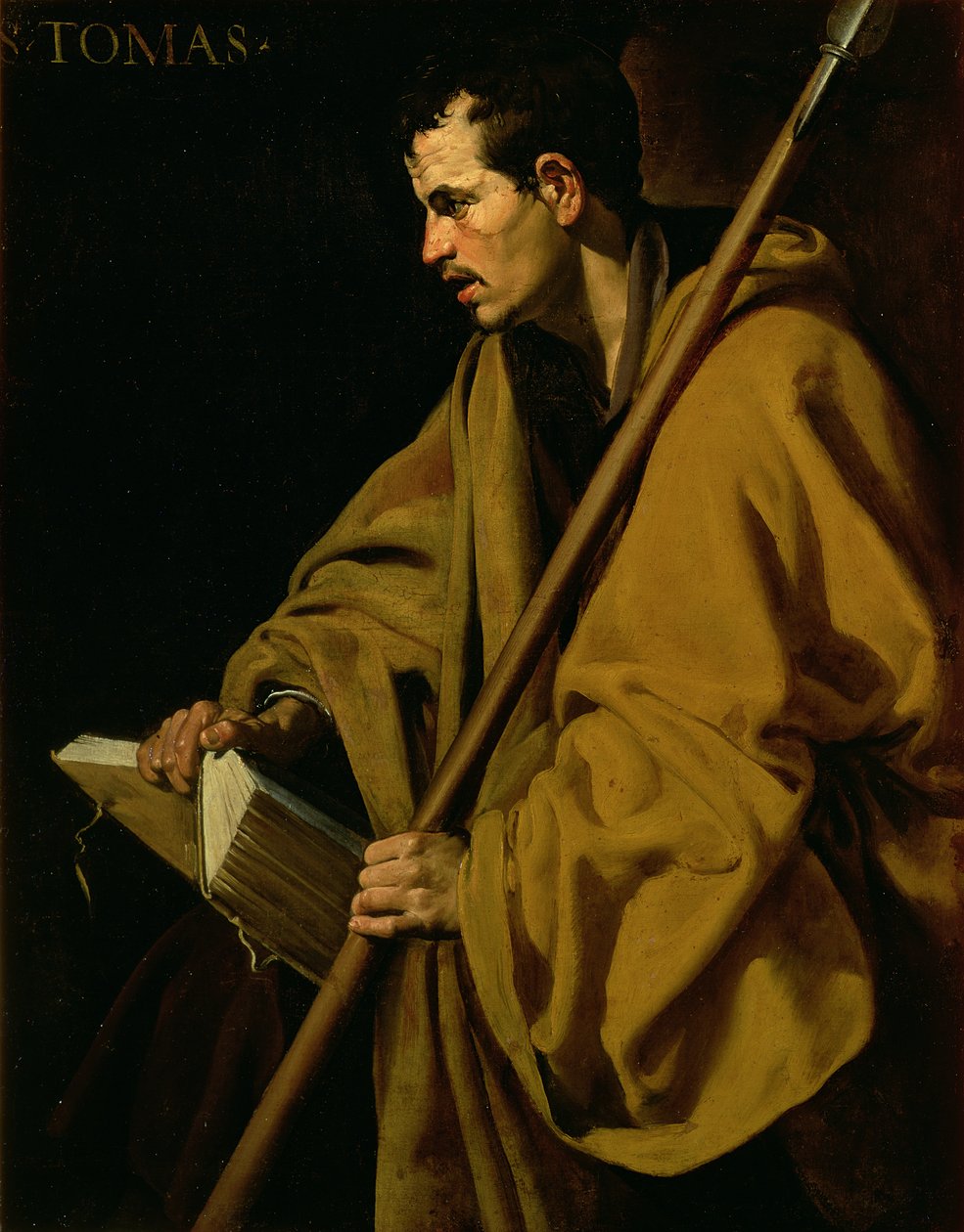 De Apostel St. Thomas, c.1619-20 door Diego Velázquez
