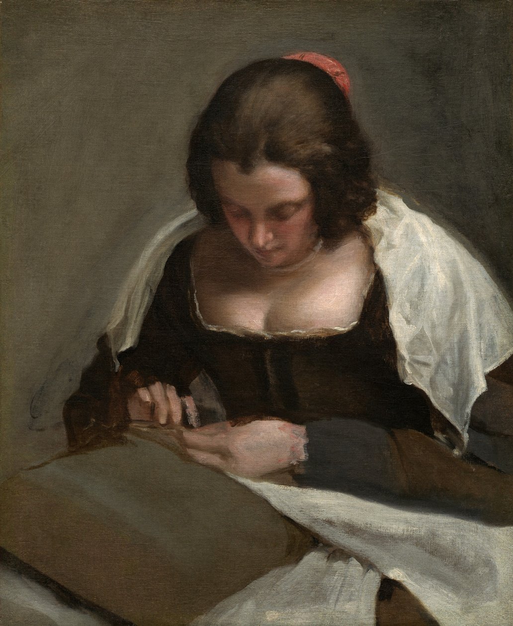 De Naaister, ca. 1640-1650 door Diego Velasquez