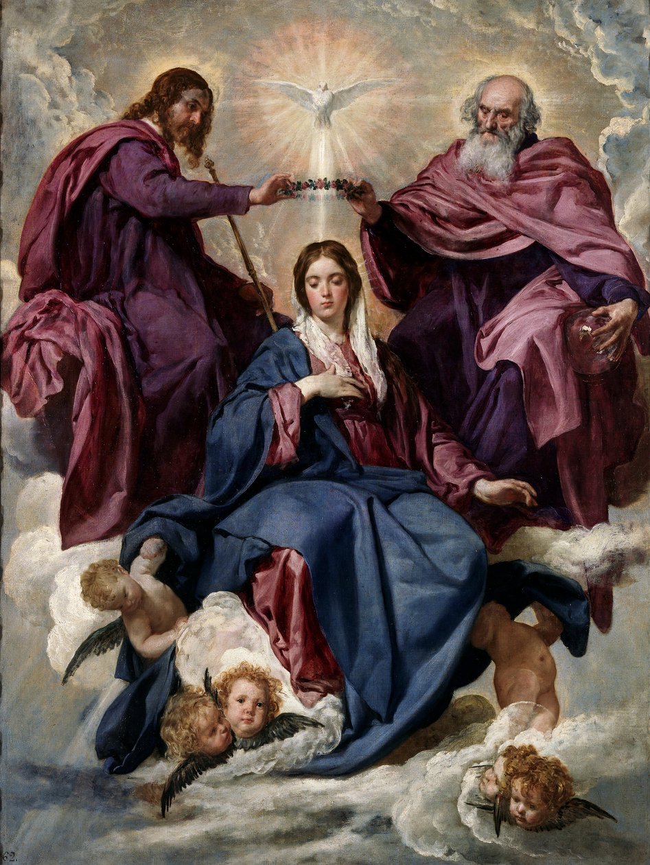 Kroning van de Maagd door Diego Velázquez