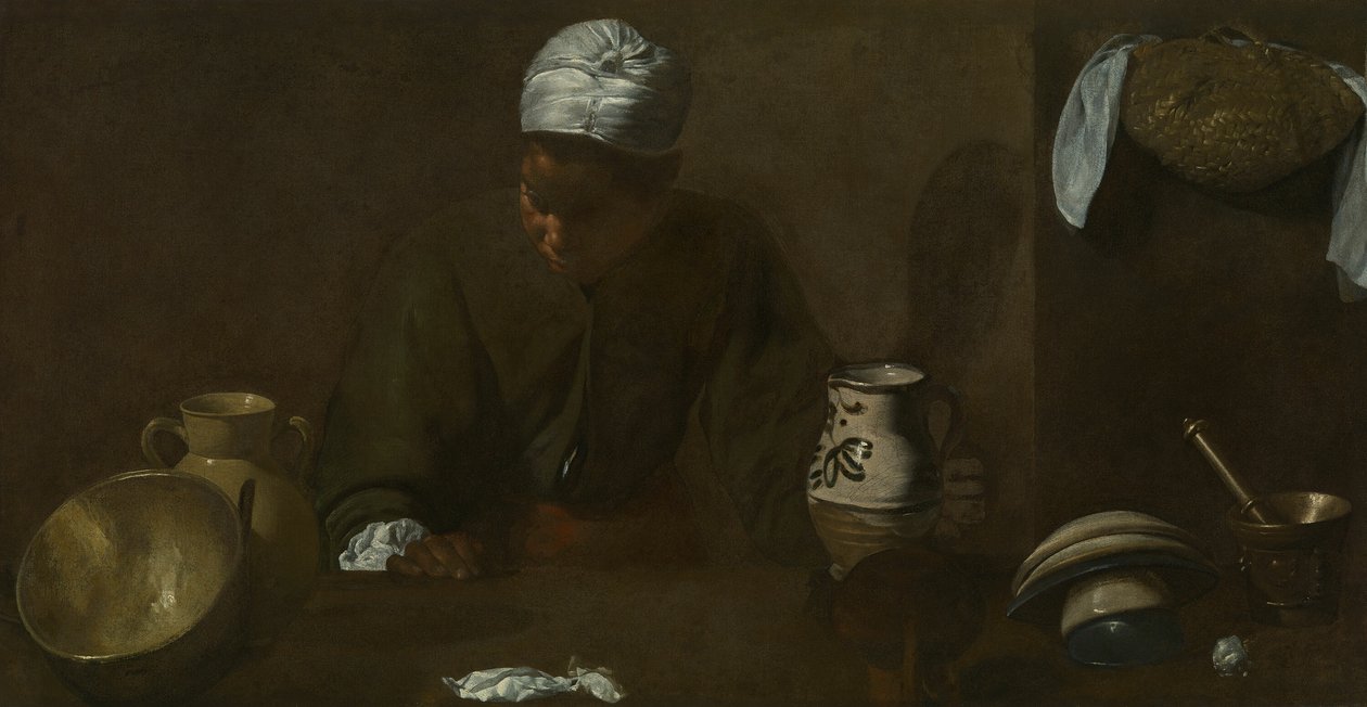 Keukenscène door Diego Velázquez