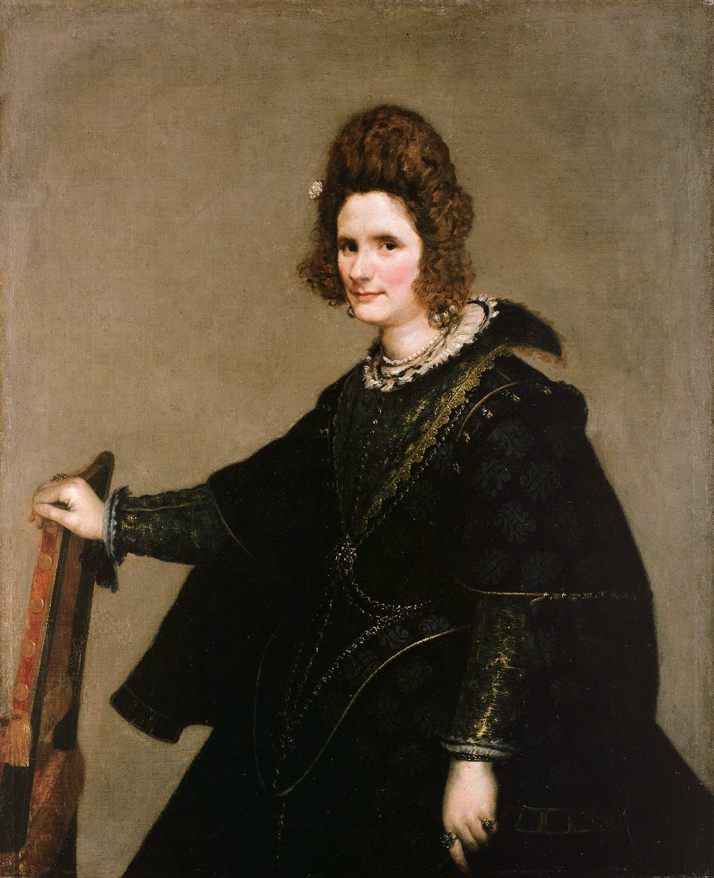 Portret van een dame door Diego Velázquez