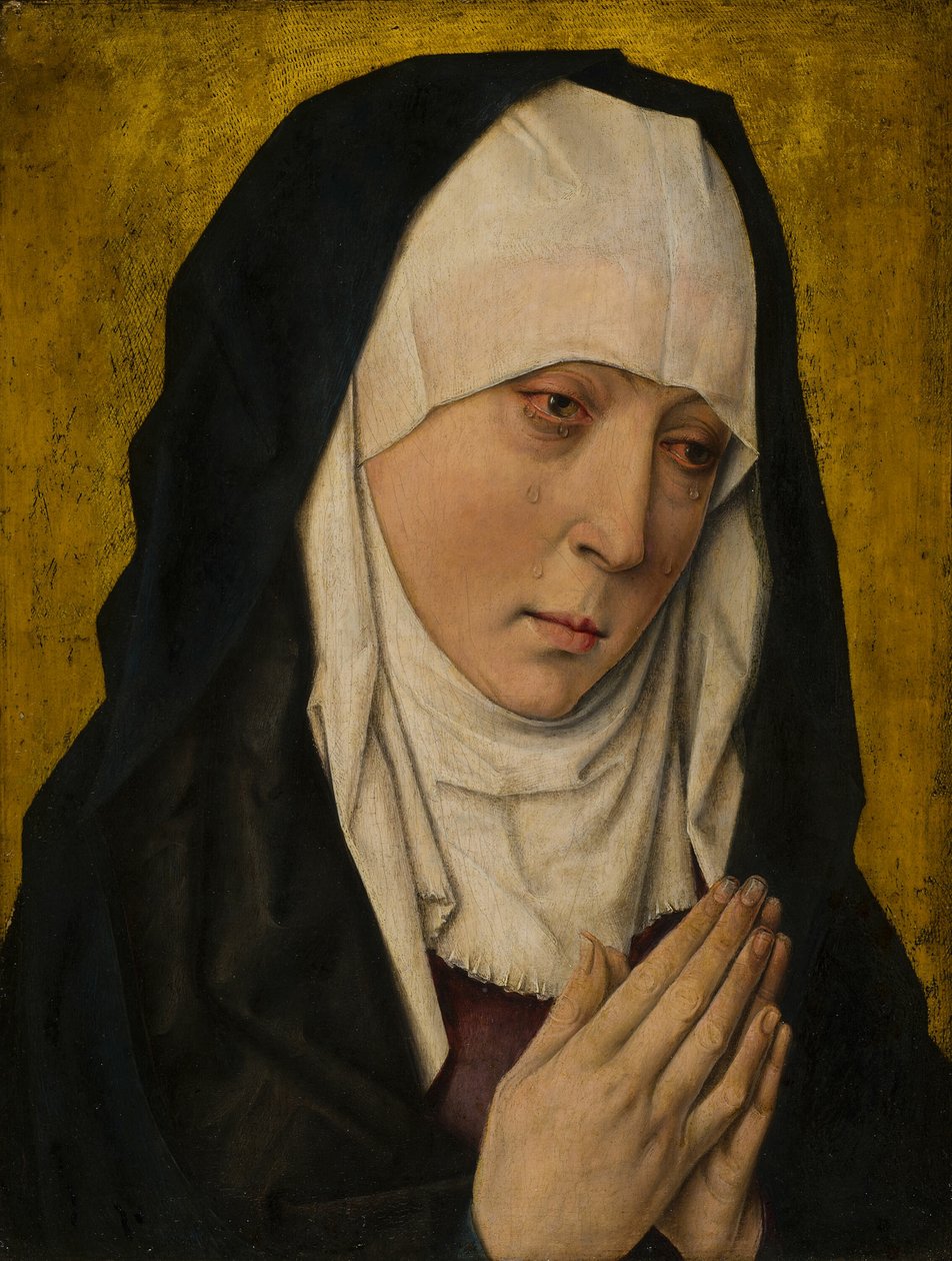 Mater Dolorosa (Treurige Maagd) door Dieric Bouts