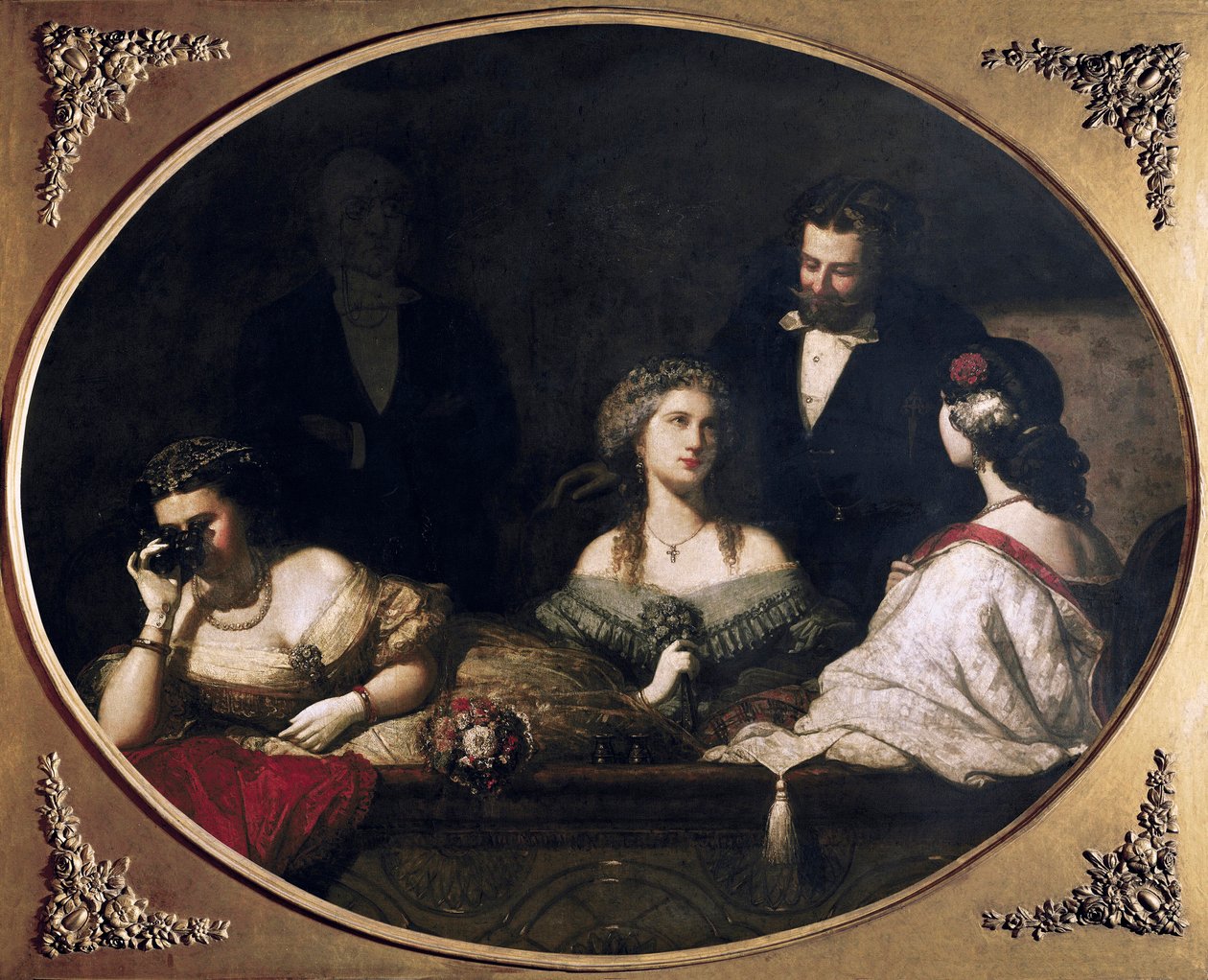 Een loge in de opera door Dionisio Fierros