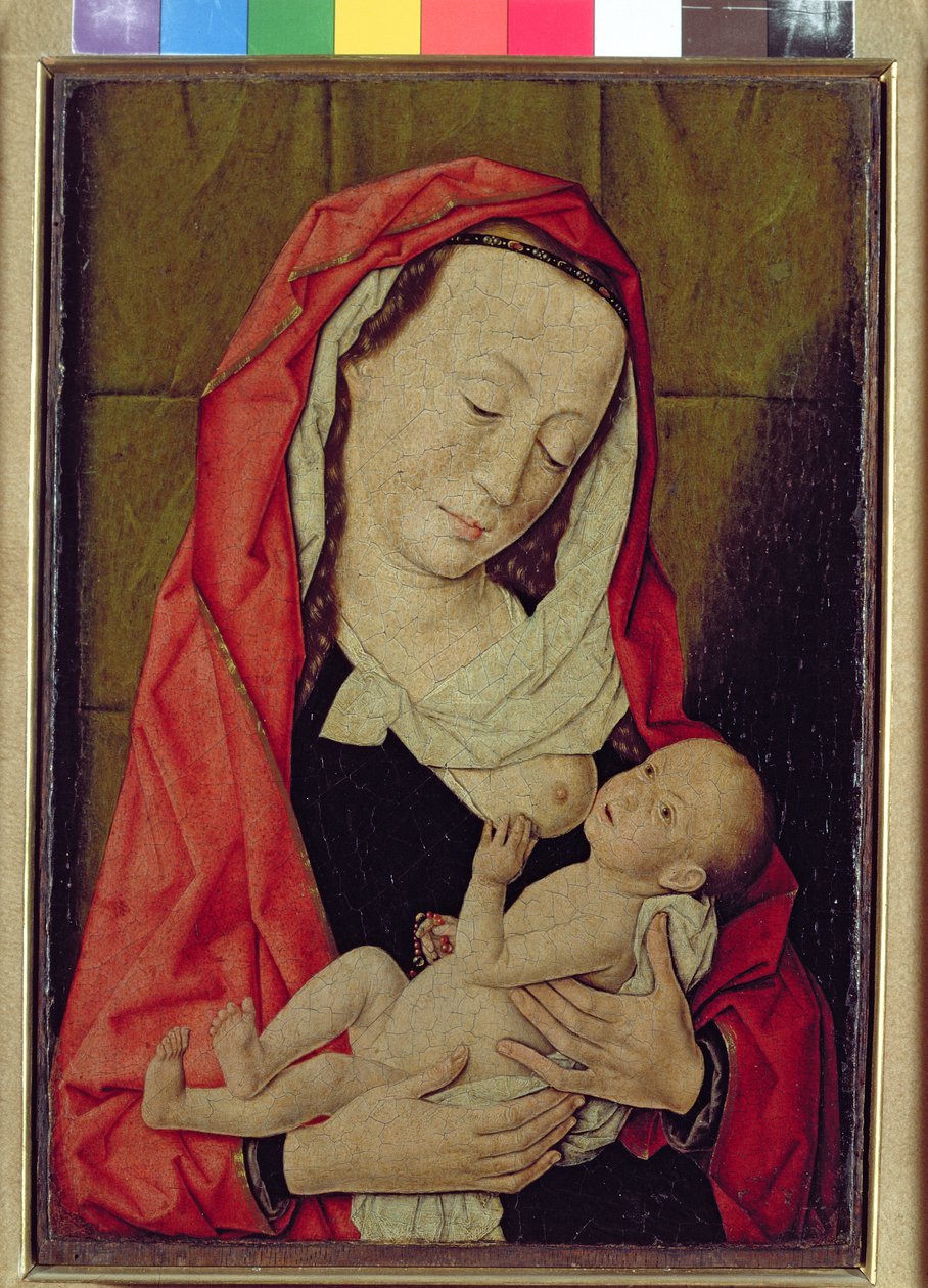 Madonna en Kind door Dirck Bouts