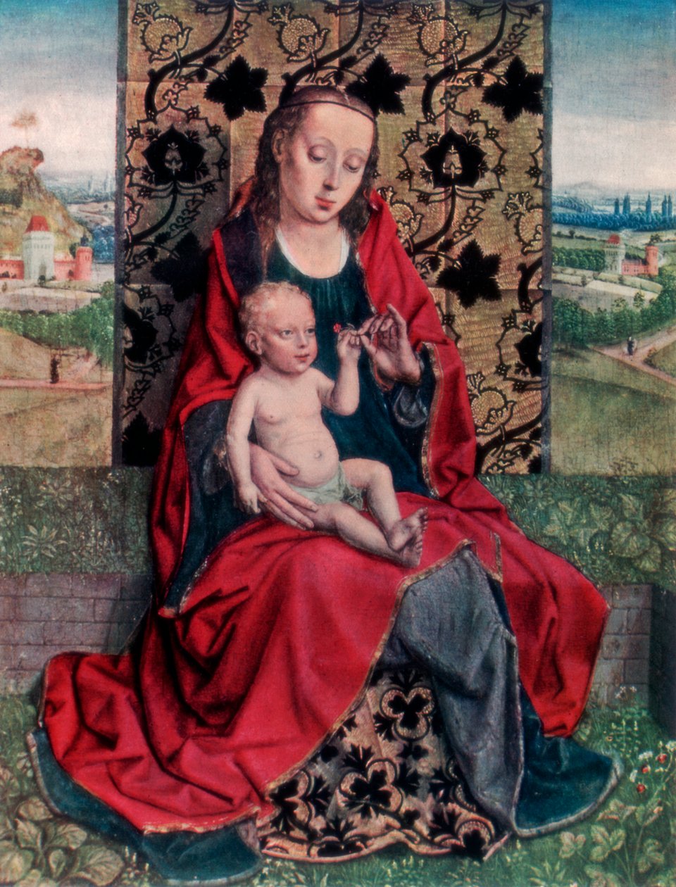 De Madonna en Kind door Dirck Bouts