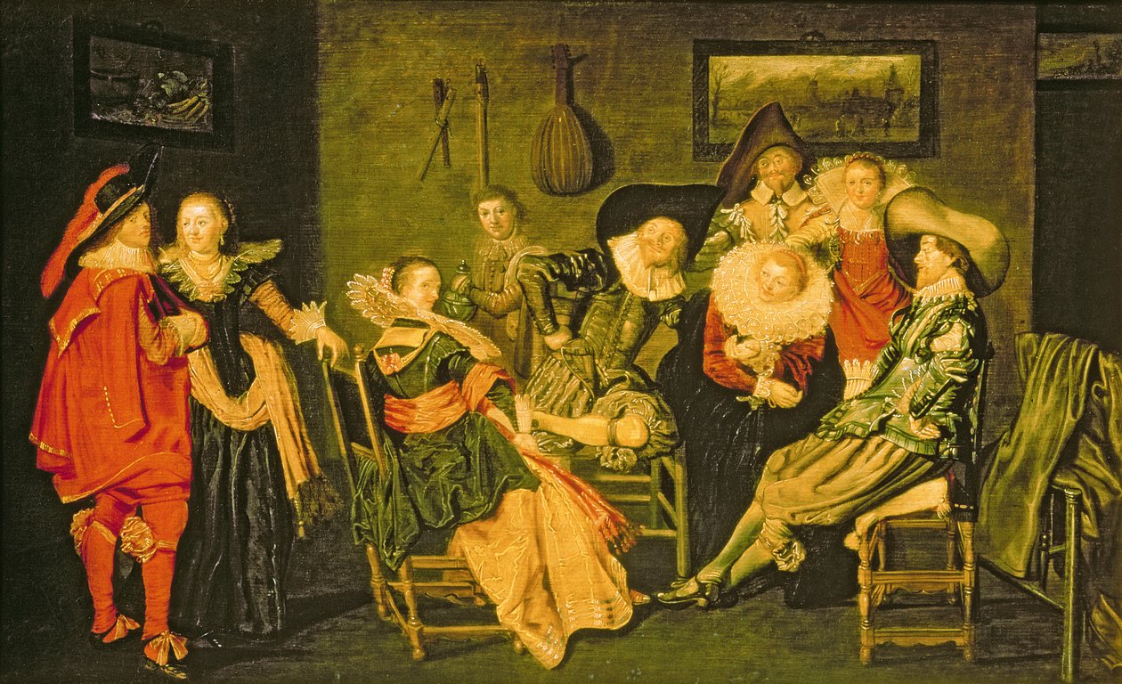 Vrolijk Gezelschap door Dirck Hals
