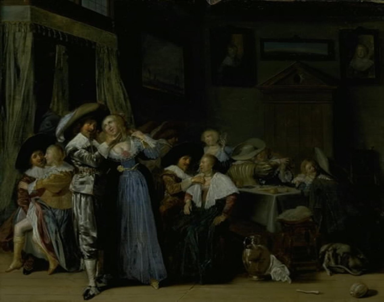 Vrolijk gezelschap door Dirck Hals