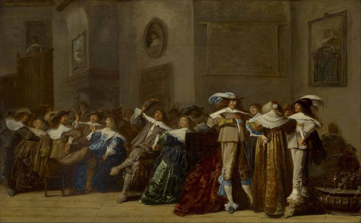Het vrolijke gezelschap door Dirck Hals