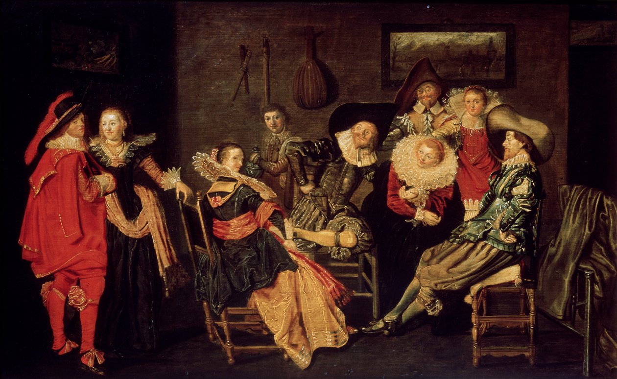 Het Vrolijke Gezelschap, 17e eeuw door Dirck Hals
