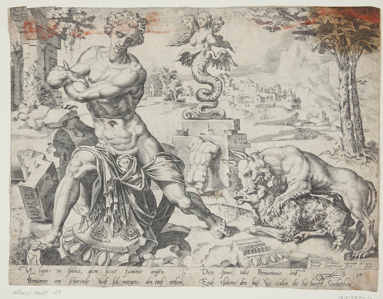 Benjamin door Dirck Volckertsz. Coornhert