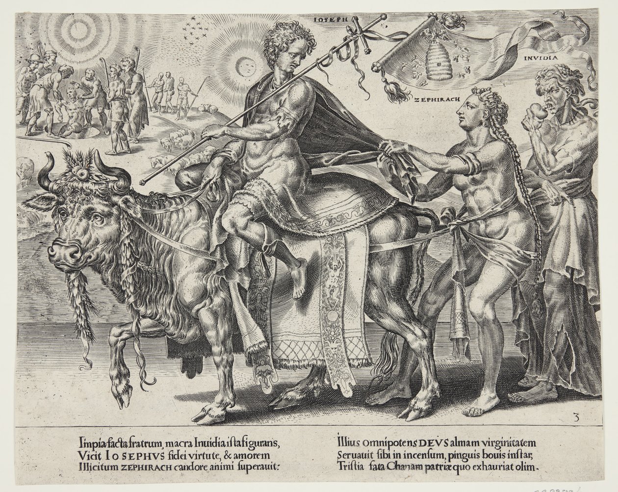 De triomf van Jozef door Dirck Volckertsz. Coornhert