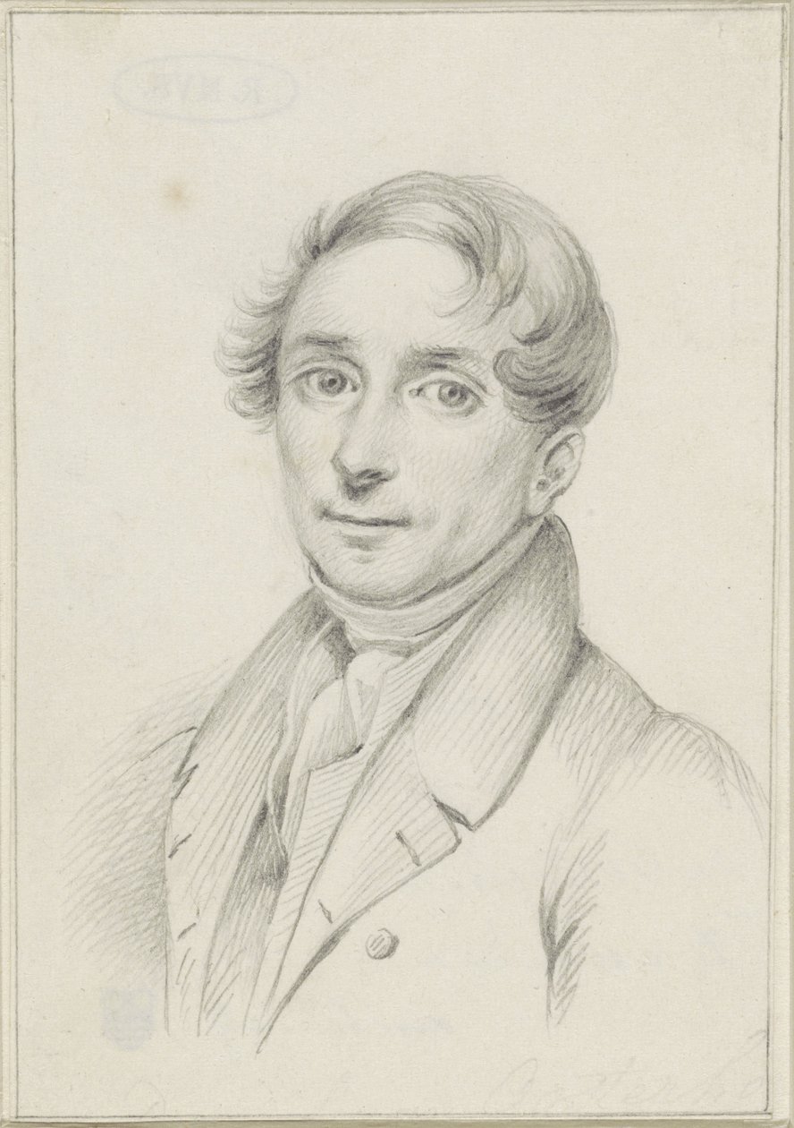 Zelfportret van Dirk van Oosterhoudt door Dirk van Oosterhoudt  