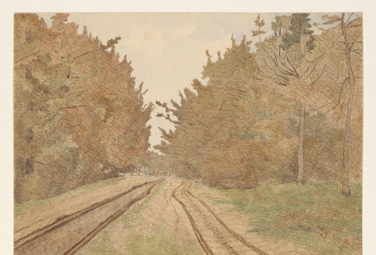 Landschap in Drenthe door Dirk Arnoldus Tavenraat