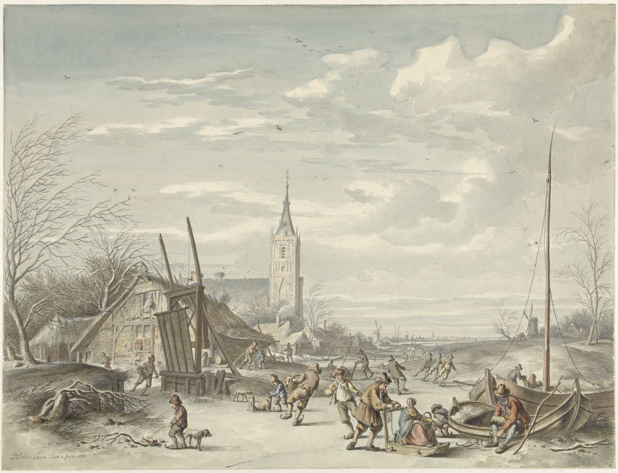 Winterlandschap door Dirk Jan van der Laan