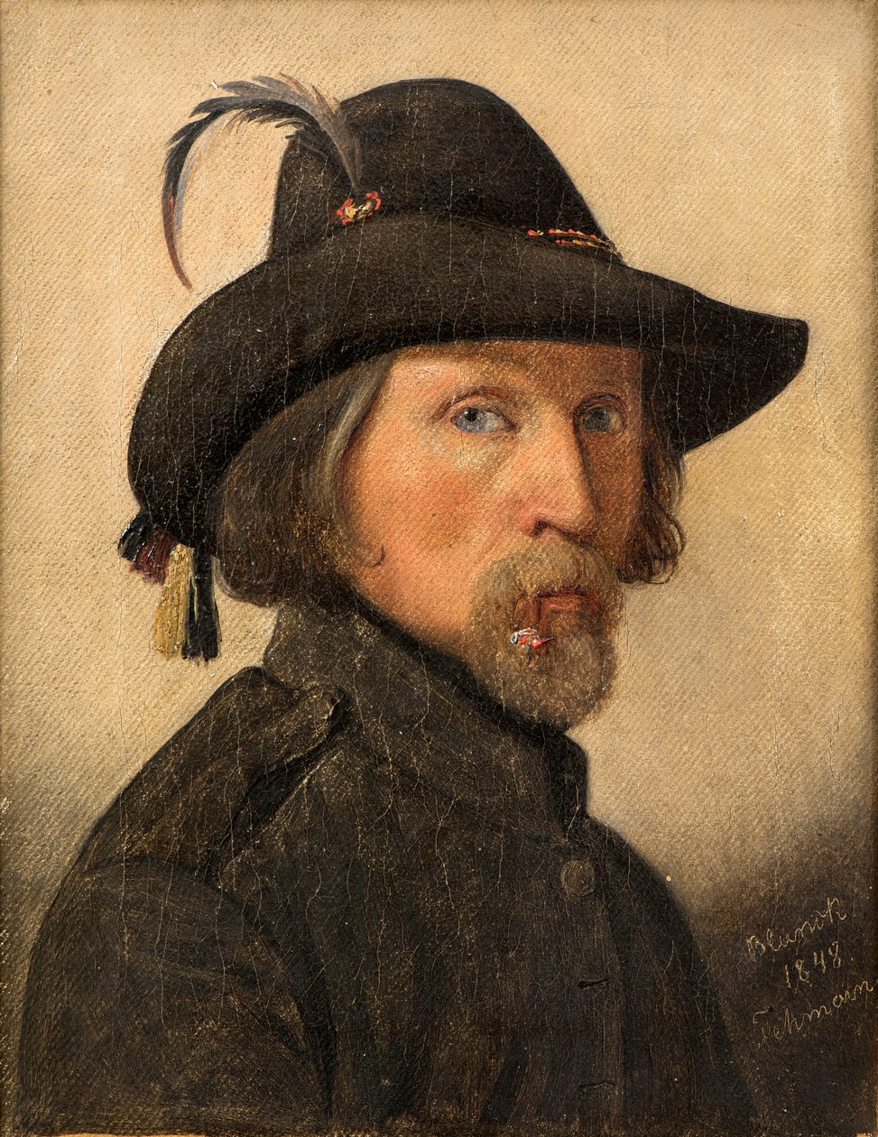 Zelfportret als legionair, 1848 door Ditlev Blunck
