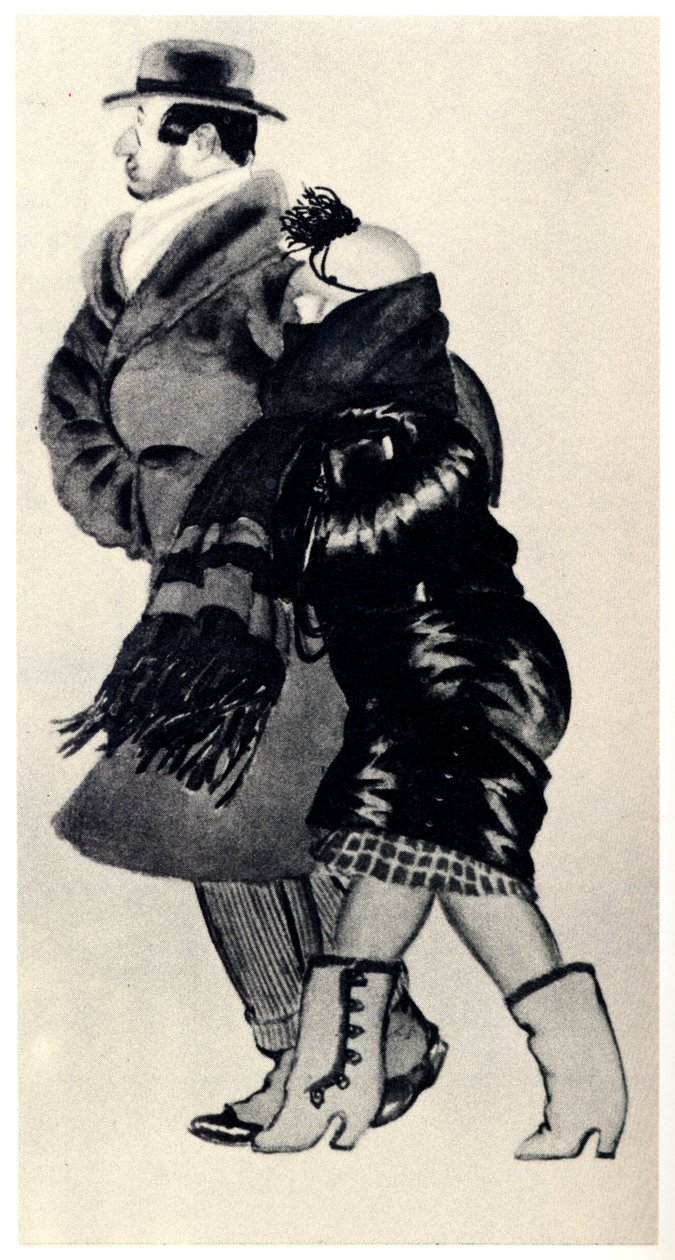 NEP-mannen, 1920s door Dmitri Nikolayevich Kardovsky