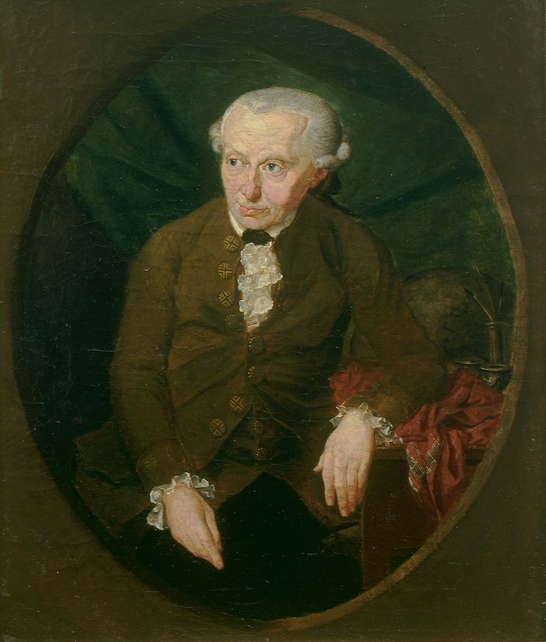 Portret van Immanuel Kant 1724-1804, 1791 door Doepler